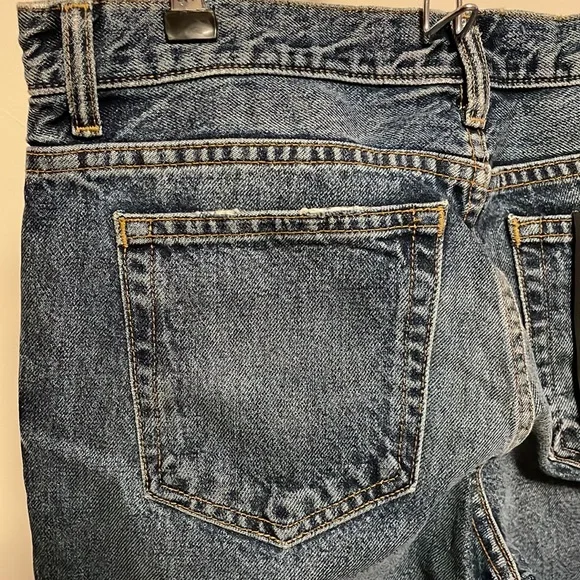 Alexander Wang Denim Jeans 002 Straight Leg Relaxed Fit - Picture 6 of 7